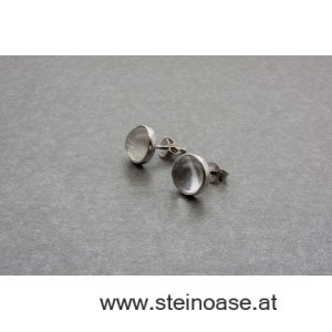 Ohrstecker Bergkristall  Silber 8mm